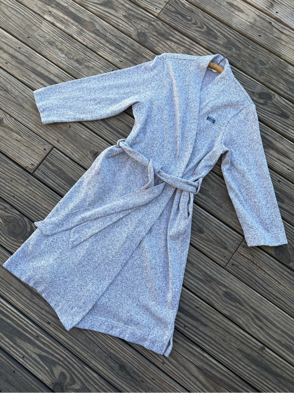 L.L. Bean Lightweight Sweater Fleece Wrap Robe